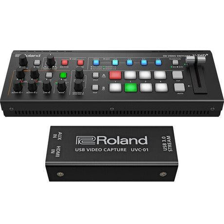 Roland V1HD Plus Switcher with UVC01 Streaming Encoder