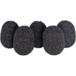 Rycote Lavalier Foam Windscreen 5-Pack in Black