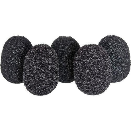 Rycote Lavalier Foam Windscreen 5-Pack in Black
