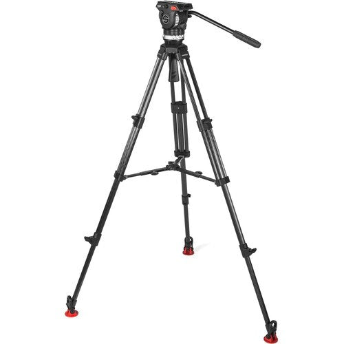 Sachtler Ace XL Tripod System with CF Legs & Mid-Level Spreader