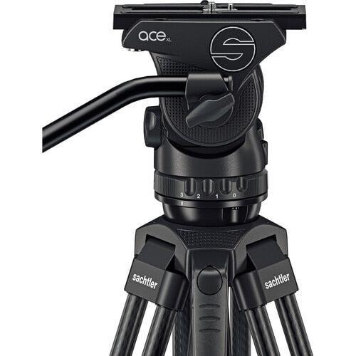 Sachtler 75/2 Mark II Carbon Fibre Tripod System with Ace XL Head & Mid-Level Spreader