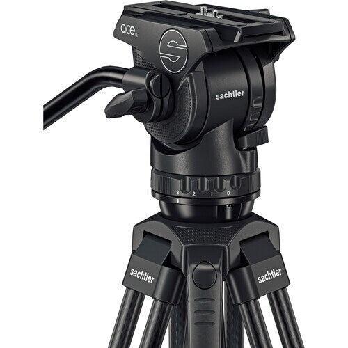 Sachtler 75/2 Mark II Carbon Fibre Tripod System with Ace XL Head & Mid-Level Spreader
