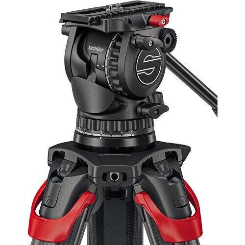 Sachtler aktiv10 Sideload Fluid Head with 100mm Vall for Select Sachtler Tripods