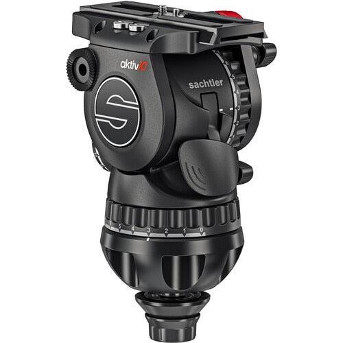 Sachtler aktiv10 Sideload Fluid Head with 100mm Vall for Select Sachtler Tripods