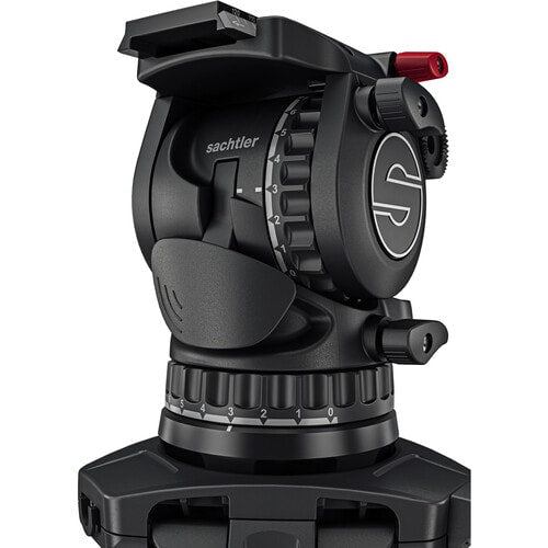 Sachtler aktiv10 Sideload Fluid Head with 100mm Vall for Select Sachtler Tripods