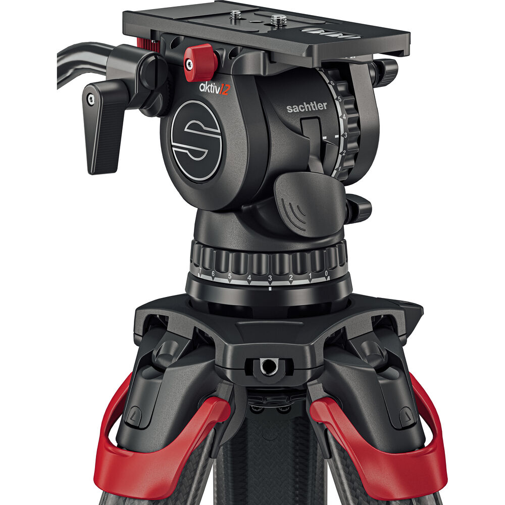 Sachtler aktiv12T Touch and Go Fluid Head with SpeedLevel 100mm