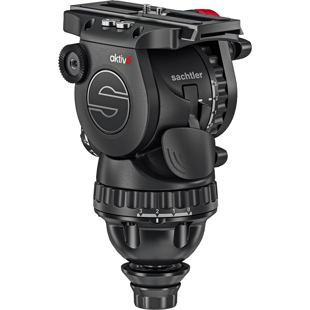 Sachtler aktiv6 Sideload Head with SpeedLevel & 3-Step Drag (75mm)