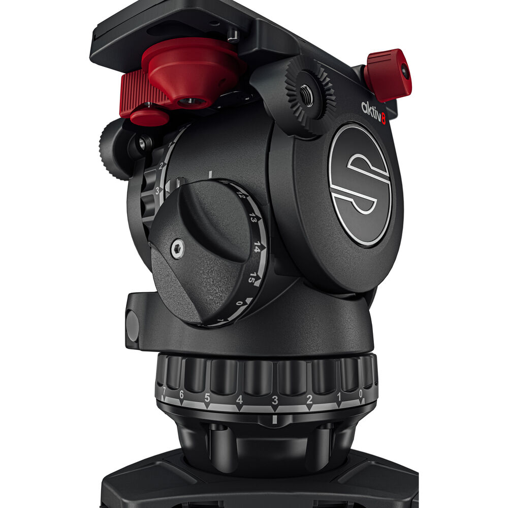 Sachtler aktiv8T Touch & Go Fluid Head with SpeedLevel for Select Sachtler Tripods (75mm)
