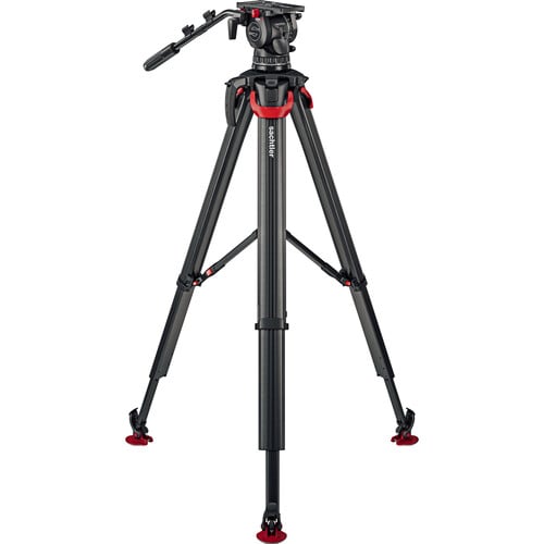 Sachtler System aktiv12T and flowtech 100 with Mid-Level Spreader