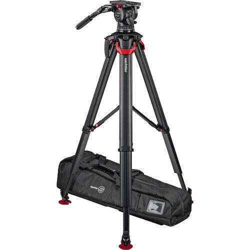 Sachtler System aktiv14T and flowtech 100 with Mid-Level Spreader