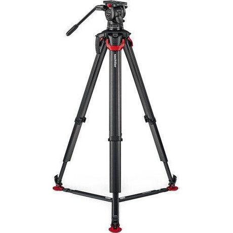 Sachtler Tripod System aktiv10T and flowtech 100 with Ground Spreader