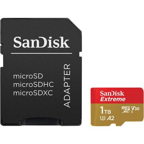 SanDisk Extreme microSDXC UHS-I Micro SD Card with SD Card Adapter
