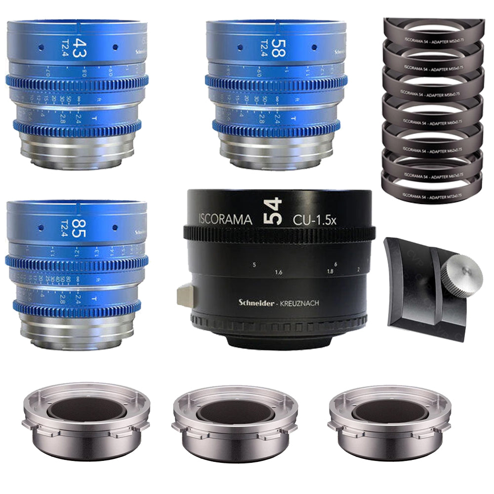 Schneider ISCO4all 3-Lens EF-Mount Kit with PL Adapters