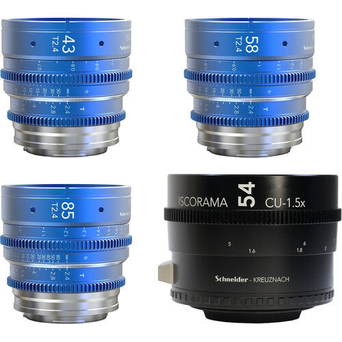 Schneider ISCO4all T2.4 3-Lens Kit (EF Mount)