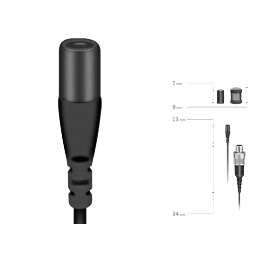 Sennheiser MKE-1EW Pre-Polarised Condensor Omni Clip-on Microphone