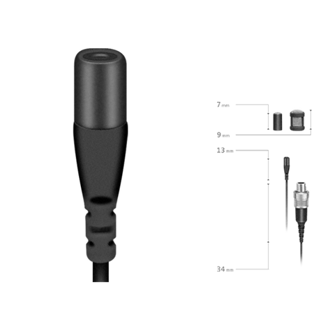 Sennheiser MKE-1EW Pre-Polarised Condensor Omni Clip-on Microphone