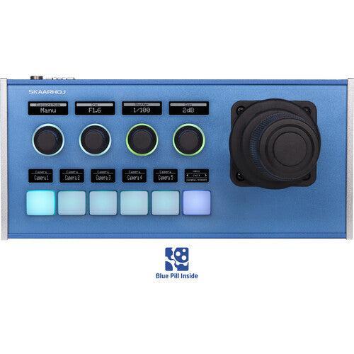 Skaarhoj PTZ Fly Controller with Hall-Effect Joystick and Blue Pill Inside