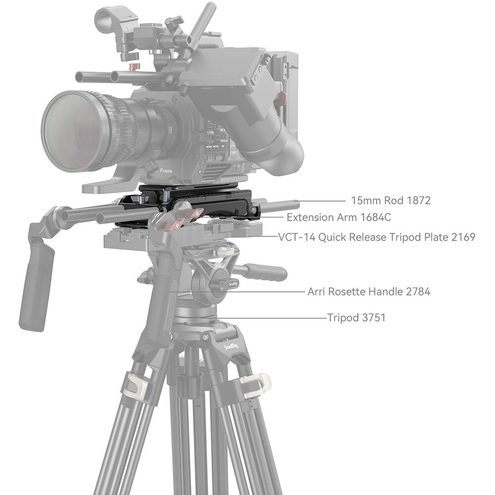 SmallRig 2837C Universal Shoulder Rig