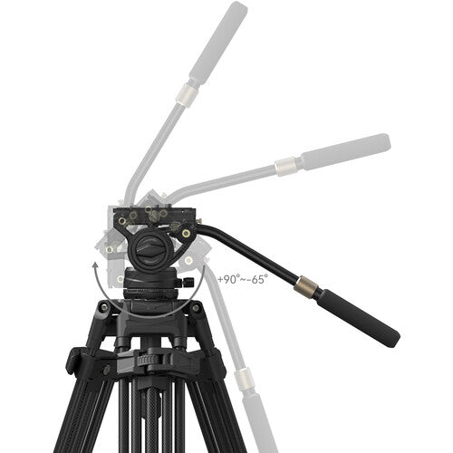 SmallRig AD-80S Heavy-Duty Carbon Fibre Tripod System