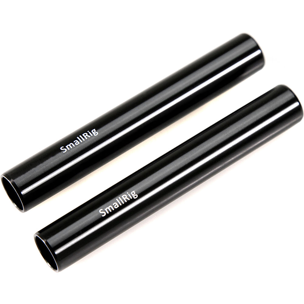 SmallRig 15mm Aluminum Rod Pair Black 4 inch