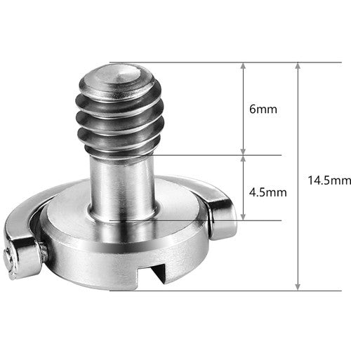 SmallRig Quick Release Camera Screw with D-Ring (Pair)