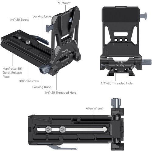 SmallRig V-Mount Battery Mount Plate Kit for Cinema Cameras