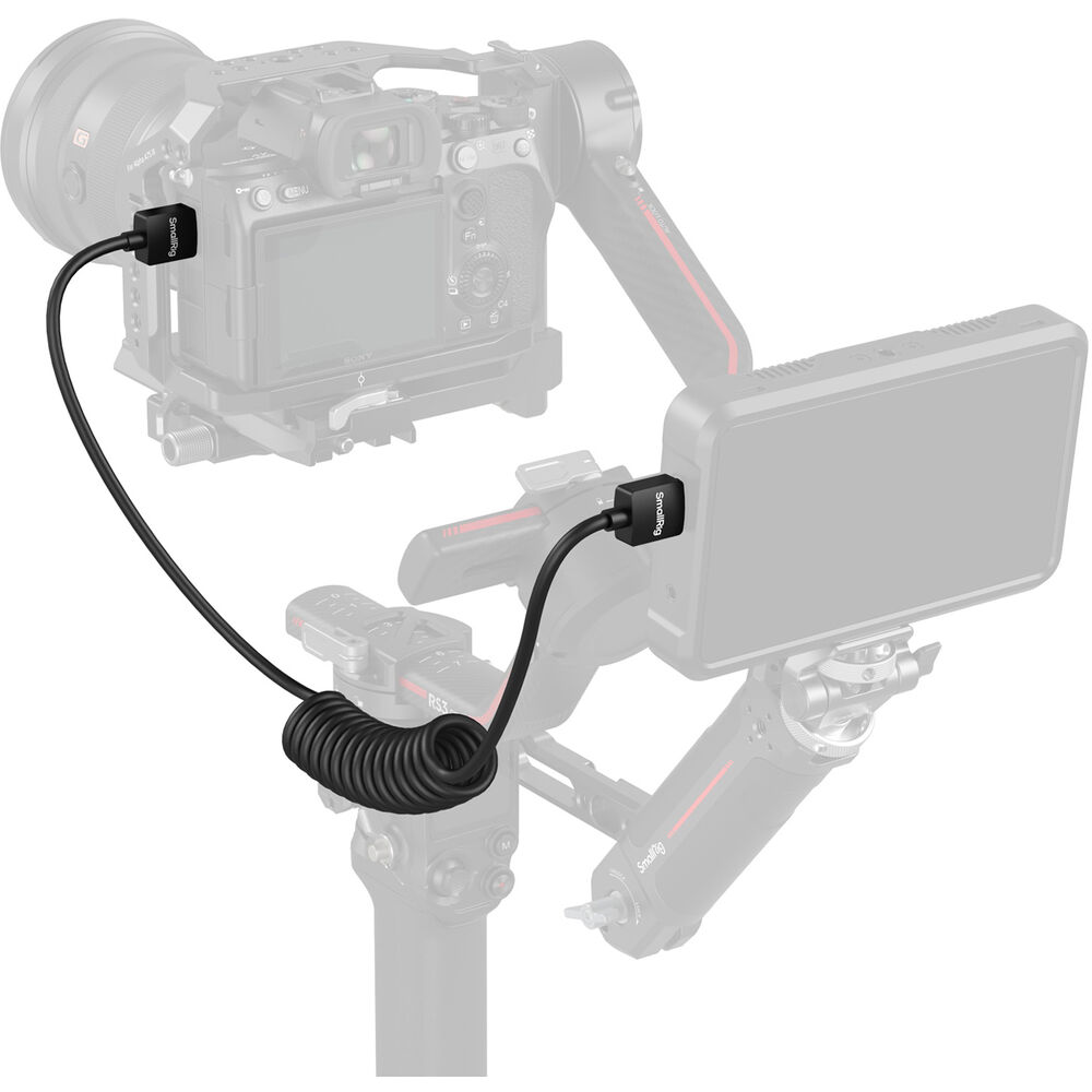 SmallRig Coiled HDMI Data Cable (A to A)
