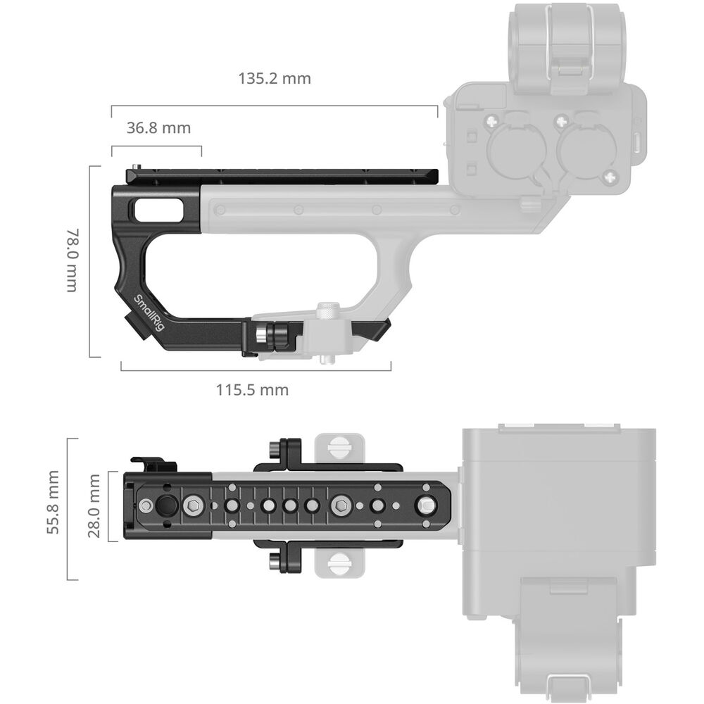SmallRig Extension Mount Plate Kit for Sony XLR-H2