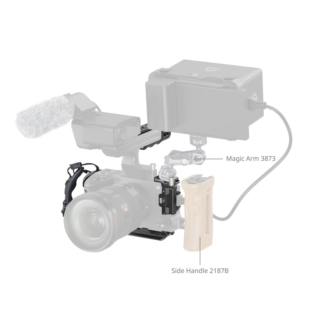 SmallRig Handheld Cage Kit for Sony FX30 and FX3 (Upgraded Version)
