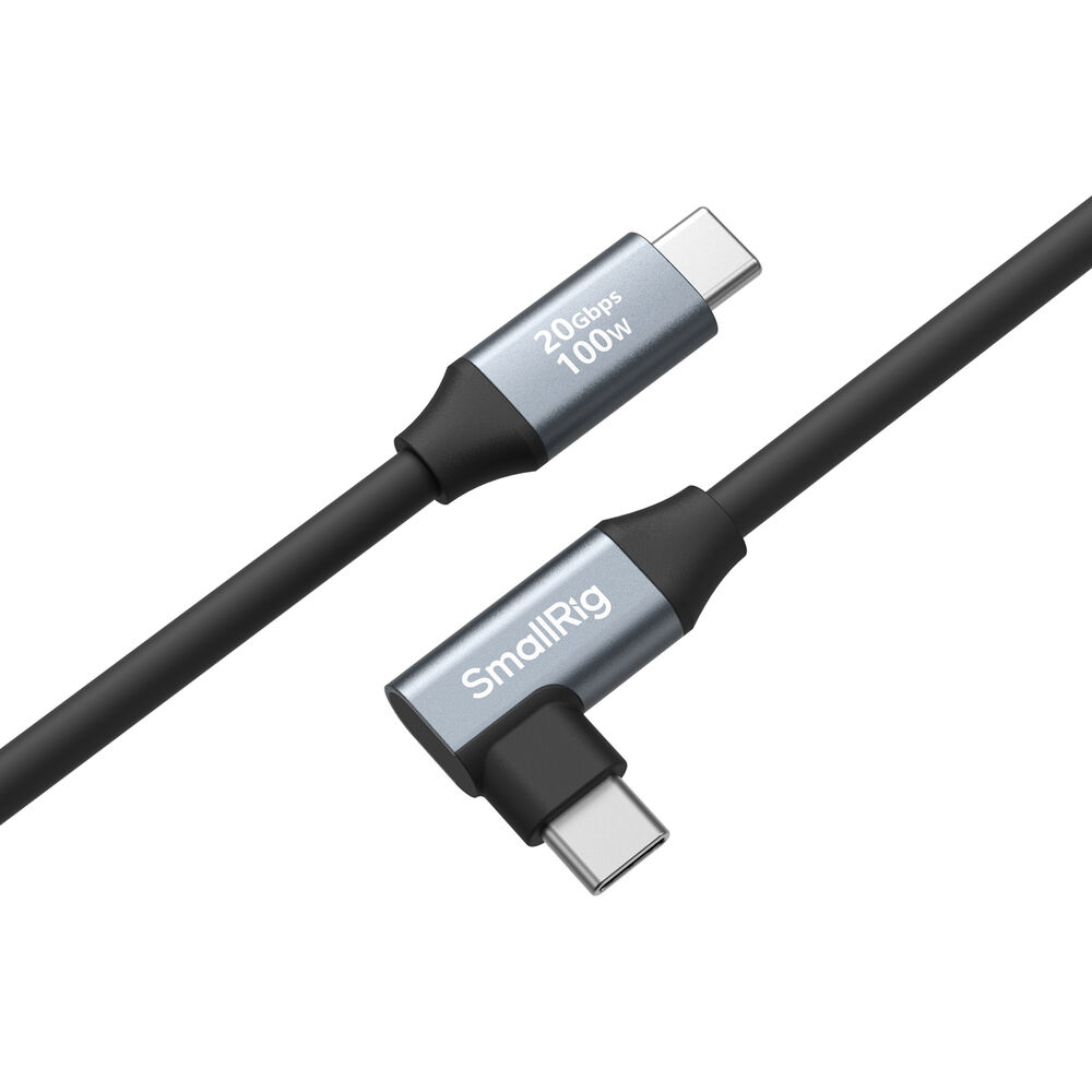 SmallRig USB-C Straight-to-Right Angled Cable (35cm)