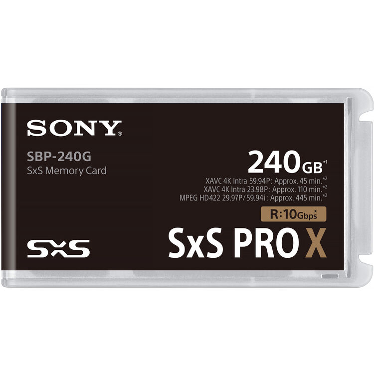 SONY 240GB SxS PRO X Series Memory Card