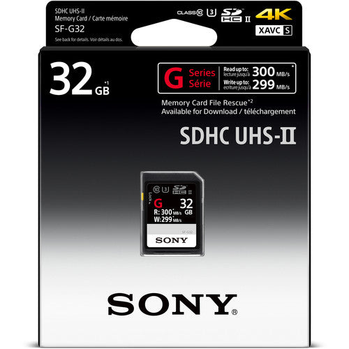 Sony 32GB SF-G Series UHS-II SD Memory Card
