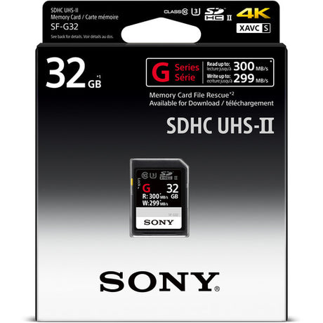 Sony 32GB SF-G Series UHS-II SD Memory Card