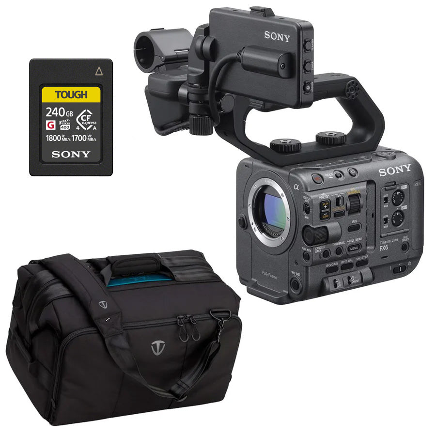 Sony FX6 Camera with Media and Bag