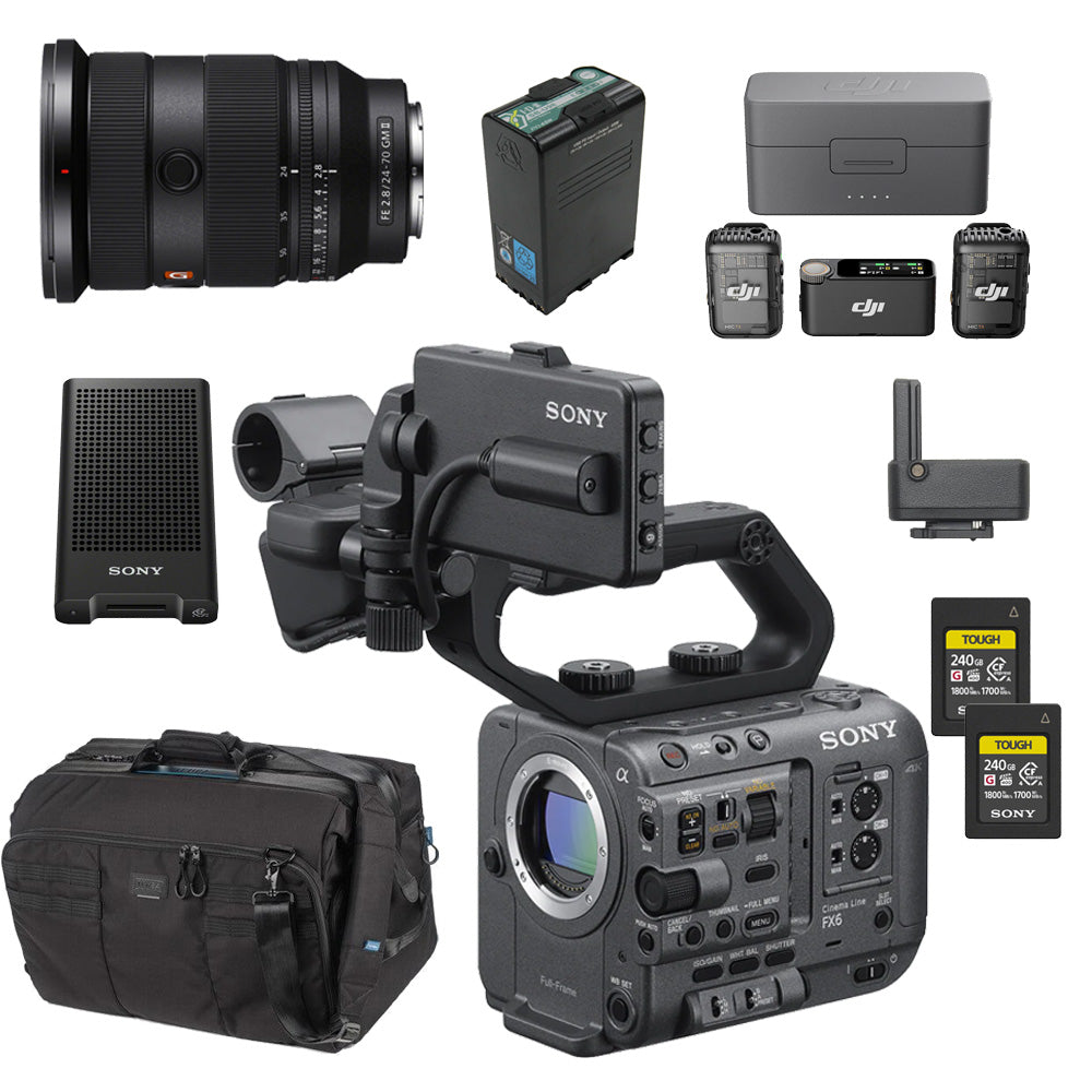Sony FX6 Cinema Camera Starter Bundle