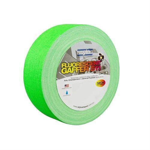Stylus 511 Fluoro-Neon Cloth Tape in Green (48mm x 45m)