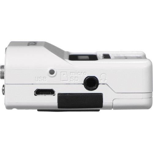 Tascam DR-10L Micro Portable Audio Recorder with Lav Mic in White