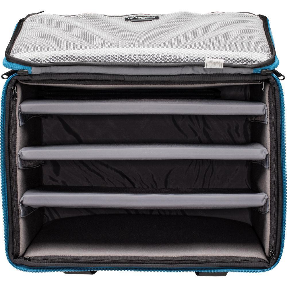 Tenba 1x1 LED 3 Panel Case with Wheels in Black