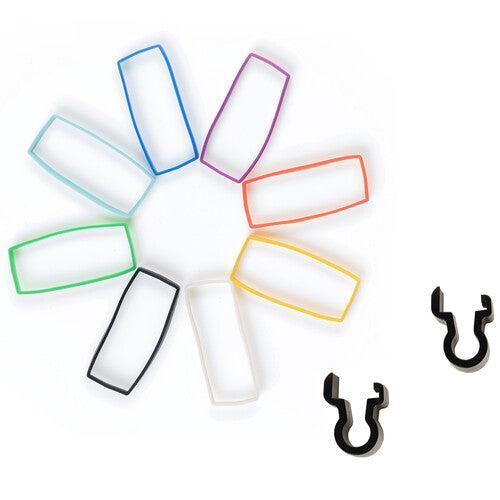 Tentacle Sync SYNC E Silicone Bands and Clamps Rainbow Set