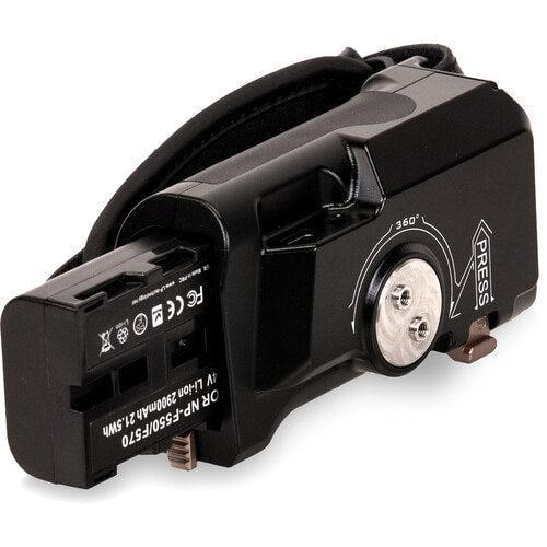 Tilta Left-Side Advanced Power Handle with Run-Stop F570 in Black