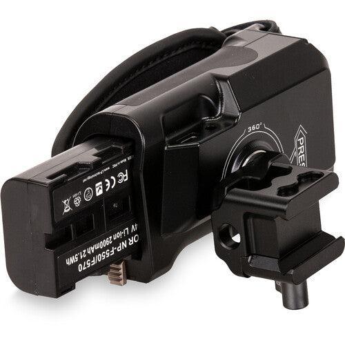 Tilta Left-Side Advanced Power Handle with Run-Stop for F570 Battery in Black
