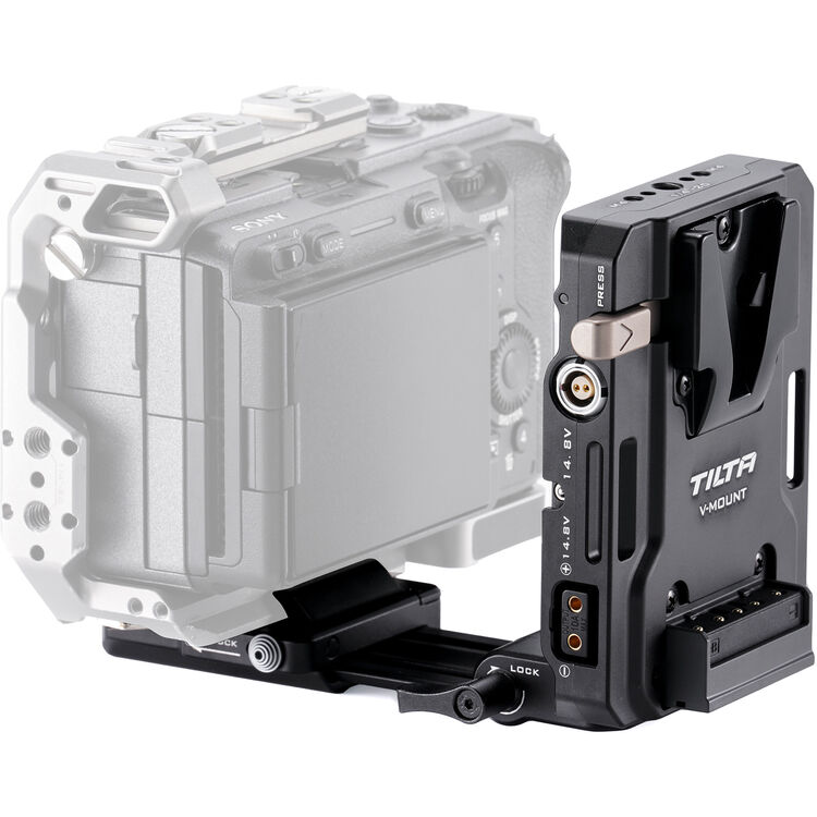 Tilta Mini PD V Mount Battery Plate with Adjustable ARCA Receiver Kit (Black)