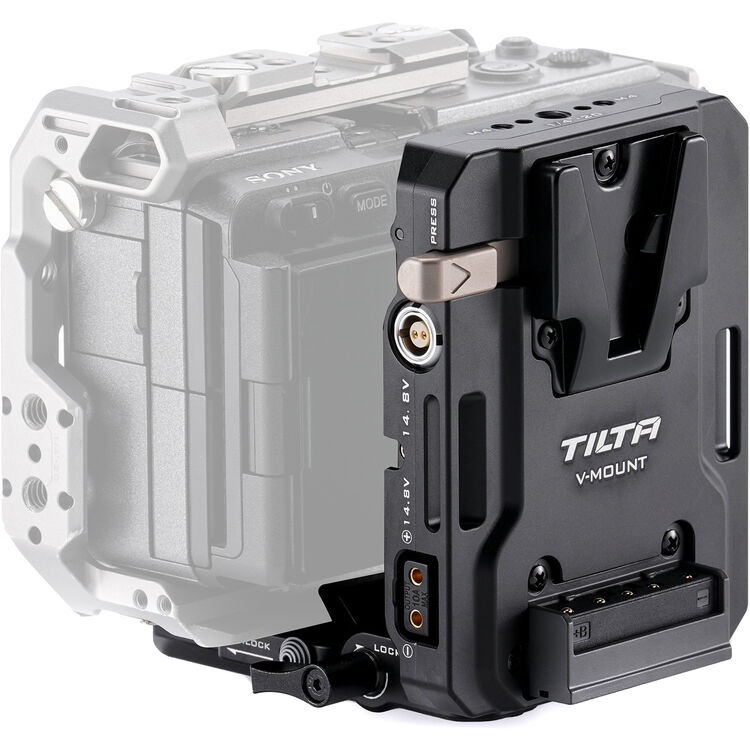 Tilta Mini PD V Mount Battery Plate with Adjustable ARCA Receiver Kit (Black)