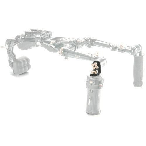 Tilta Right Angle Rosette Adapter to 1/4"-20 with Locating Pins in Black