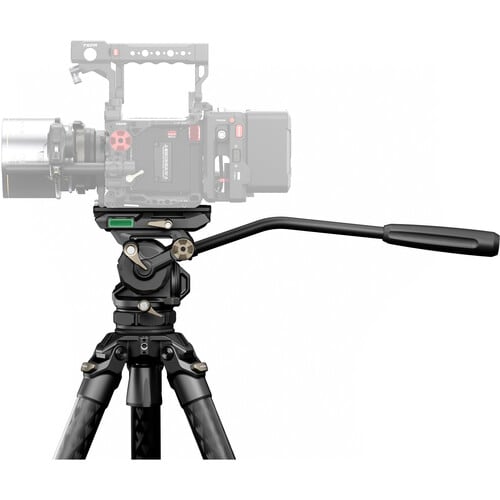 Tilta CT08 75mm Cine Fluid Head with 3-Stage Carbon Fiber Tripod Legs (8KG) - Space Gray