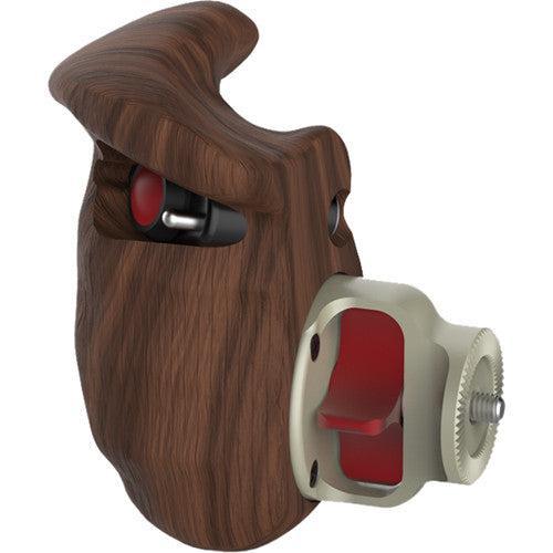 Vocas perfect fit wooden handgrip with integrated dual LANC switch (right hand)