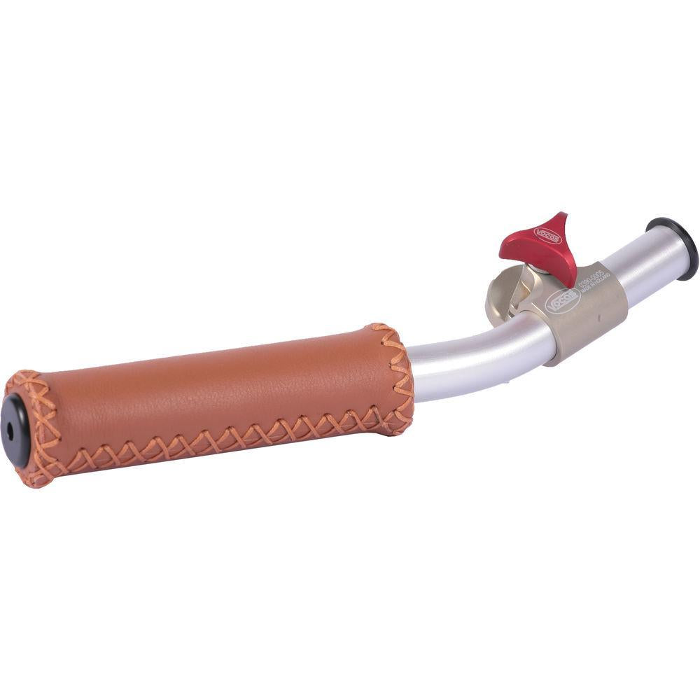 Vocas tube handgrip long with leather handle (left hand)