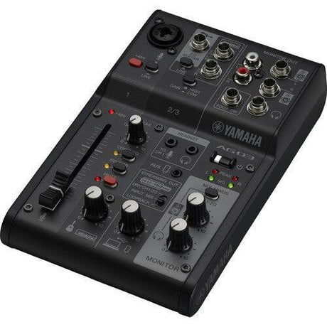 Yamaha AG03MK2 3 Channel Mixer & USB Audio Interface in Black