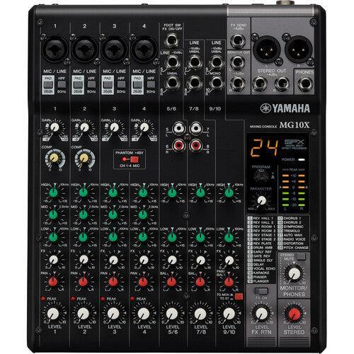 Yamaha MG10X 10 Input Mixer with Built-In FX