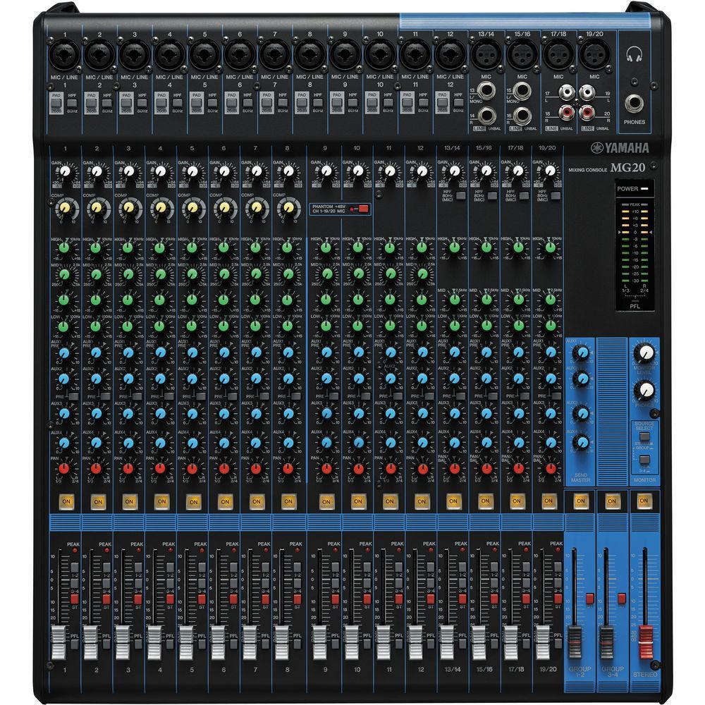 Yamaha MG20 Mixer with 20 Inputs